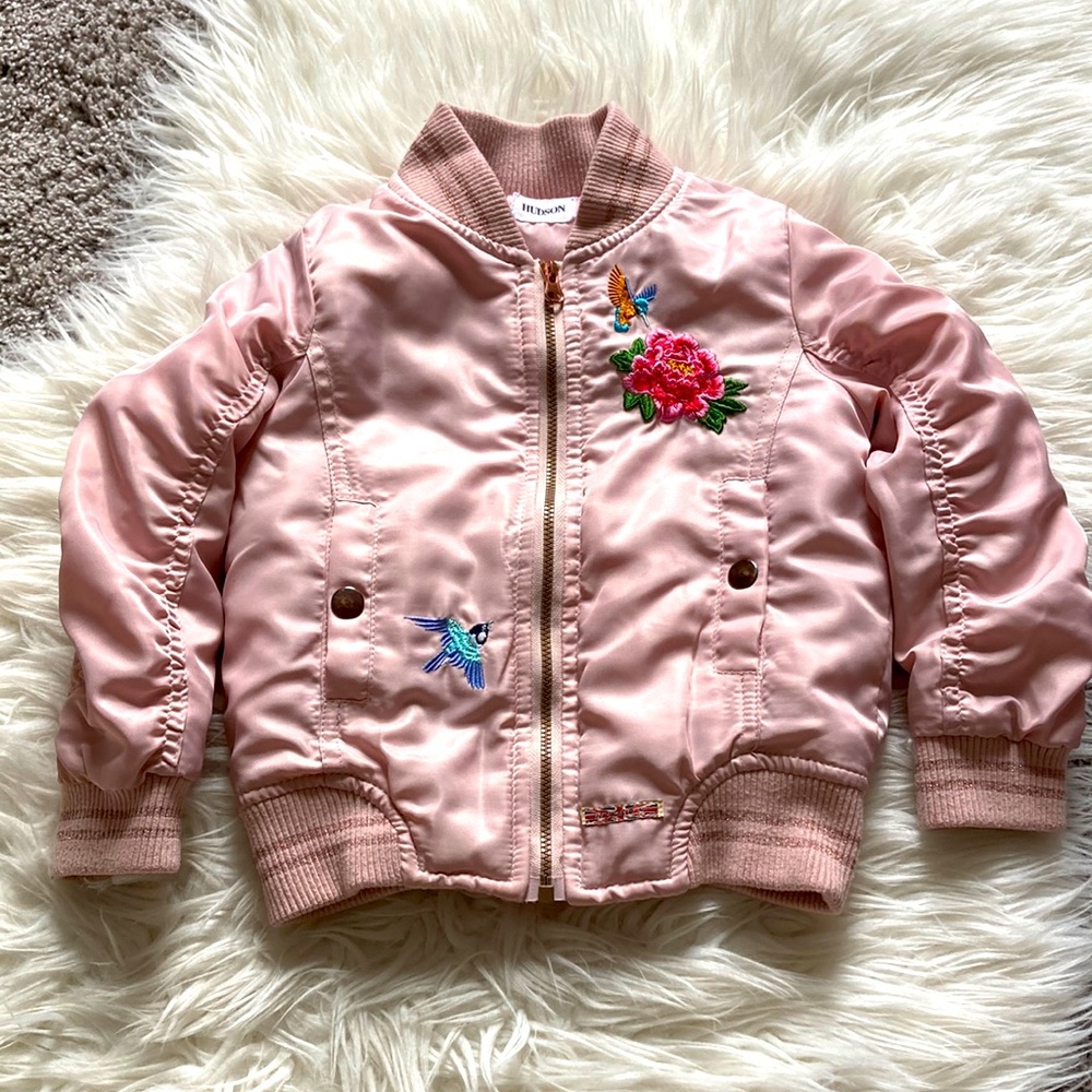 Hudson Embroidered Bomber Jacket